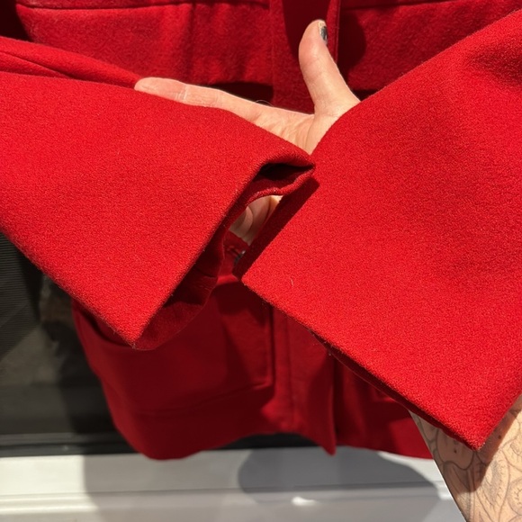 Guess Pea Coat, Large, Red - Picture 5 of 9